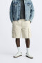 Utility cargo bermuda shorts