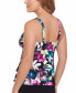 ფოტო #3 პროდუქტის Women's Printed Triple Tier Tankini Top, Created for Macy's