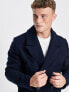 Фото #2 товара Selected Homme wool mix peacoat in navy