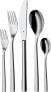 WMF Palermo Cutlery Set for 12 People, Cutlery 60 Pieces, Monobloc Knife & Gourmet Bowl Set 4 Pieces, Stainless Steel Bowls for the Kitchen 0.75 L - 2.75 L, Mixing Bowl