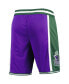 ფოტო #2 პროდუქტის Men's Purple Milwaukee Bucks 2022/23 Classic Edition Swingman Performance Shorts