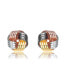 Фото #1 товара Sterling Silver with Cubic Zirconia Knot Bee Stud Earrings