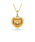 Фото #4 товара Swarovski hyperbola Pendant, Heart, White, Gold-Tone Plated