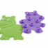 Фото #2 товара Коврик для ванной ДКД Хоум Декор 10 x 1 x 13 см Лиловый Зеленый Детский ПВХ (2 штуки)