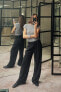 Фото #1 товара Широкие брюки с защипами ZARA