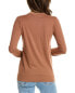 Фото #2 товара Velvet By Graham & Spencer Rozalia Top Women's Brown S