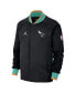 Фото #3 товара Куртка мужская Jordan чёрная, мятная, Charlotte Hornets 2022/23 City Edition Showtime Thermaflex Full-Zip - верхняя одежда