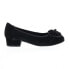 Фото #3 товара David Tate Quick Womens Black Wide Suede Slip On Ballet Flats Shoes 8