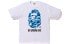 BAPE Abc By Bathing Tee 蓝迷彩大猿人头短袖T恤 男女同款 白色 / Футболка BAPE Abc By Bathing Tee T BAPE19SS-004