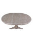 36" Round Top Pedestal Table with 12" Leaf