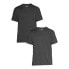 Фото #1 товара 2PK Athletic Works Jersey T-Shirt Men's M Grey Heather Polyester Shortsleeve