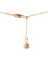 ფოტო #4 პროდუქტის Neopolitan Opal (1-1/5 ct. t.w.) & Diamond (x ct. t.w.) Halo Adjustable 20" Pendant Necklace in 14k Rose Gold