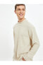 Фото #2 товара Свитер Koton свитер с длинными рукавами и воротником настоящей модели