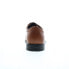 Фото #4 товара Rockport Dressport Plain Toe CJ0094 Mens Brown Wide Oxfords Plain Toe Shoes