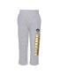 Фото #2 товара Preschool Boys Heather Gray, Black Iowa Hawkeyes Playmaker Pullover Hoodie and Pants Set