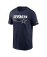 Фото #2 товара Men's Navy Dallas Cowboys Division Essential T-shirt