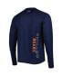 Men's Navy Chicago Bears Interval Long Sleeve Raglan T-shirt