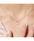 ფოტო #3 პროდუქტის Gold Heart Necklace - Laure Mother of Pearl
