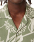 ფოტო #4 პროდუქტის Men's Short Sleeve Floral Print Button-Front Shirt