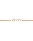 ფოტო #3 პროდუქტის EFFY® Pink Sapphire (7/8 ct. t.w.) & Diamond (1/3 ct. t.w.) Halo 18" Pendant Necklace in 14k Rose Gold
