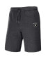 Фото #3 товара Men's NFL x Darius Rucker Collection by Heather Charcoal Las Vegas Raiders Logo Shorts