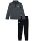 Toddler and Little Boy Quarter-Zip Twist Tech Pullover & Jogger Pants