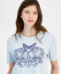 Juniors' Butterfly Graphic-Print Tee