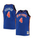 Men's Nate Robinson Blue New York Knicks Big and Tall Hardwood Classics Swingman Jersey Синий, 6xb - фото #1