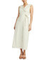 ფოტო #1 პროდუქტის Women's Areli Tie-Waist Cotton Denim Midi Dress