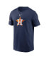 Men's Navy Houston Astros 2023 Gold Collection Logo T-shirt