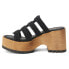 Фото #3 товара BEACH by Matisse Daze Platform Heels Womens Black Casual Sandals DAZE-815
