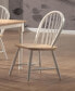 Фото #3 товара Arial Windsor Dining Side Chairs Natural (Set of 4)
