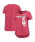 Фото #1 товара Women's Heathered Crimson Oklahoma Sooners PoWered By Title IX T-shirt