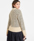 Фото #2 товара Women's Herringbone Crewneck Sweater, Created for Macy's