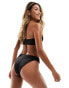 Monki mix and match bikini bottom in black Черный, XS - EU 34-36 - фото #3