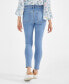 Фото #2 товара Petite Curvy Mid-Rise Skinny Jeans, Created for Macy's