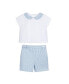 Фото #1 товара Костюм для малышей Hope & Henry "Рубашка Питера Пэна и шорты", 2-х предметый, для малышей