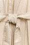 Фото #10 товара Платье-рубашка из жатой ткани — zw collection ZARA