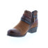 Фото #8 товара Miz Mooz Booker 111265 Womens Brown Leather Zipper Ankle & Booties Boots