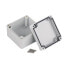 Фото #3 товара Plastic case Kradex Z111JS ABS with gasket and sleeves IP67 - 82x80x55mm light-colored