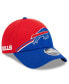 Фото #1 товара Men's Red, Royal Buffalo Bills 2023 Sideline 9FORTY Adjustable Hat