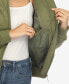 ფოტო #6 პროდუქტის Women's Lightweight Diamond Quilted Puffer Bomber Jacket