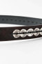 ANIMAL PRINT COIN LEATHER BELT