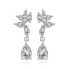 Фото #1 товара Stunning silver earrings with zircons AGUP863L