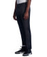 Фото #3 товара Men's Slim Fit Heavyweight Fleece Mesh Trim Scuba Pants, Created for Macy's