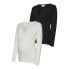 ფოტო #1 პროდუქტის MAMALICIOUS Emma Maternity Long Sleeve V Neck T-Shirt 2 units