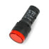 Фото #1 товара LED indicator 12V AC/DC - 19mm - red