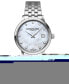 ფოტო #1 პროდუქტის Women's Swiss Toccata Diamond-Accent Stainless Steel Bracelet Watch 29mm