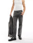 Фото #6 товара Levi's 555 '96 relaxed straight fit jeans in dark grey wash