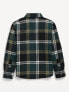 Фото #3 товара Soft-Brushed Flannel Pocket Shirt for Boys